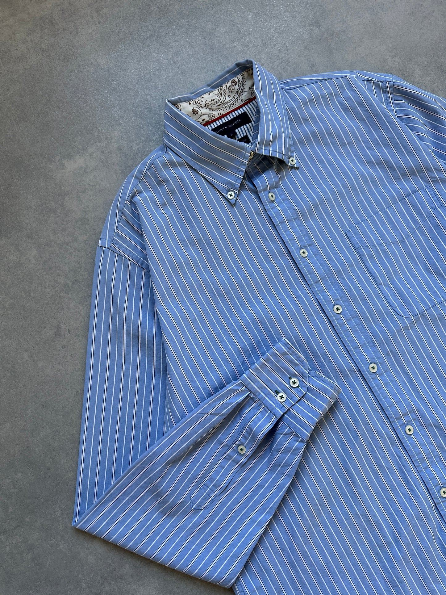 Tommy Hilfiger muška prugasta košulja (L)