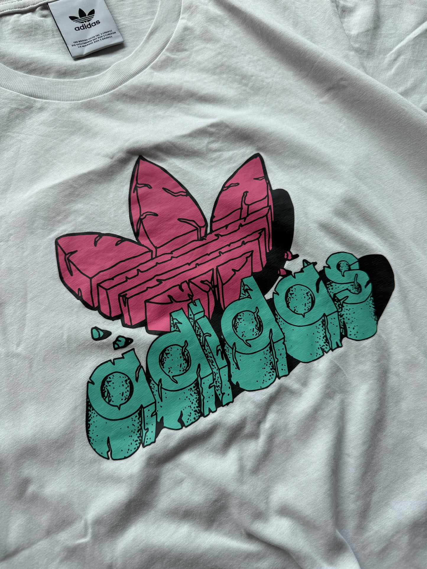 Adidas muška retro bijela majica (L)
