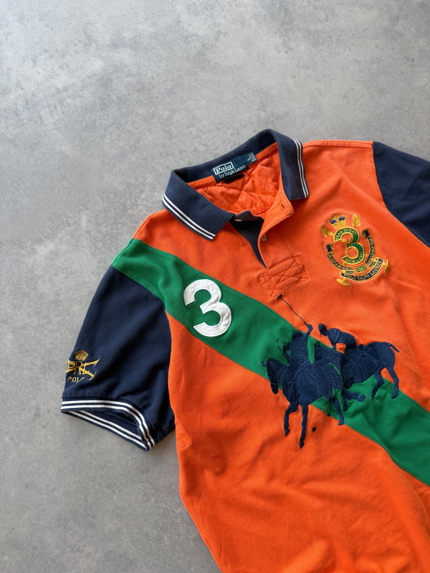 Polo by Ralph Lauren big pony vintage muška majica (L)