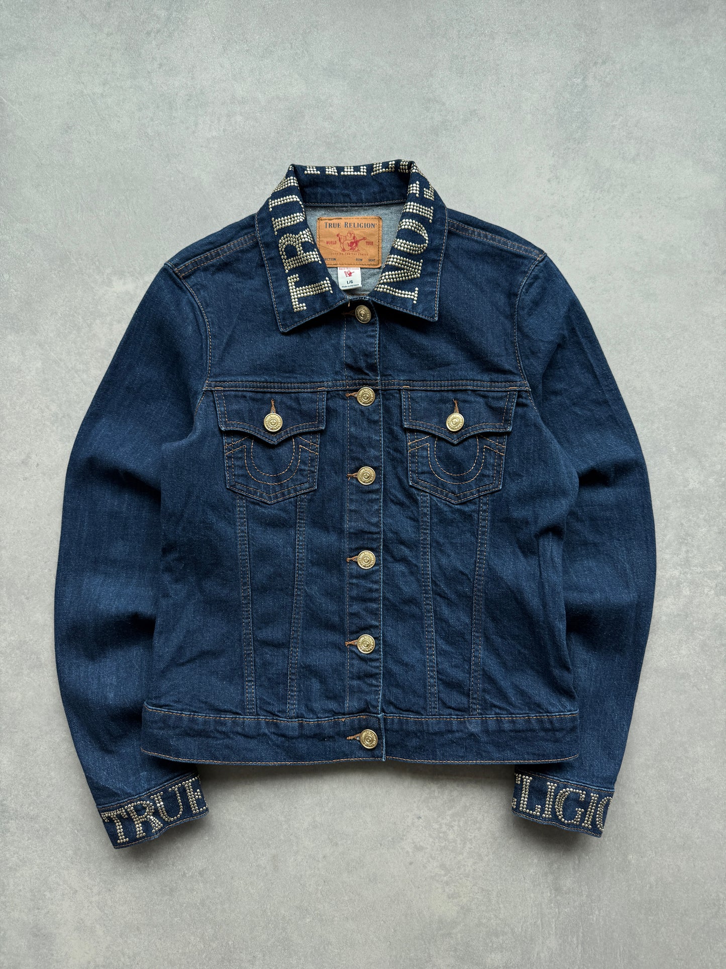 True Religion retro ženska slim fit teksas jakna (L)