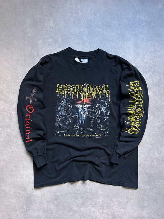 Fleshcrawl vintage 1992 muška bend majica (XL)