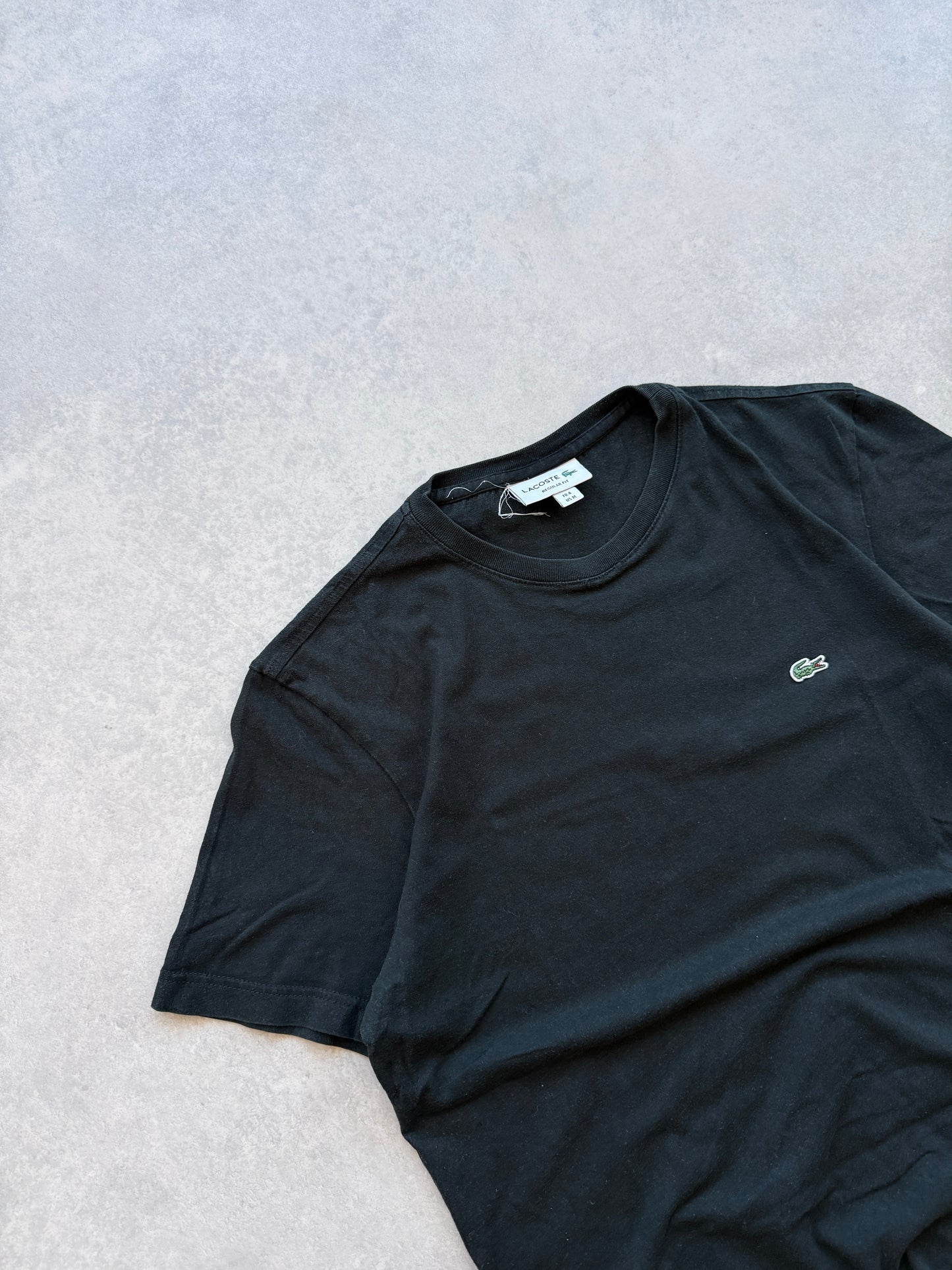 Lacoste muška basic crna majica (M)