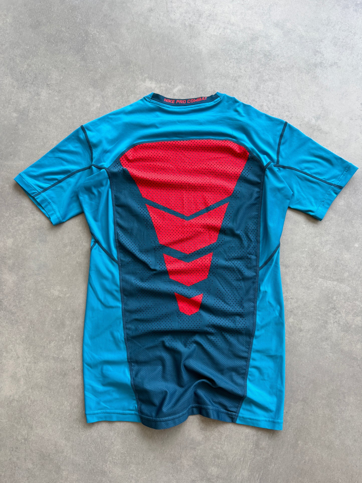 Nike Pro Combat muška plava kompresiona majica (L)