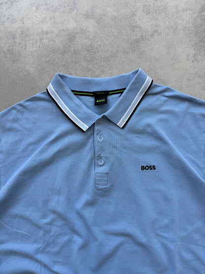 Hugo Boss muška plava polo majica (4XL)