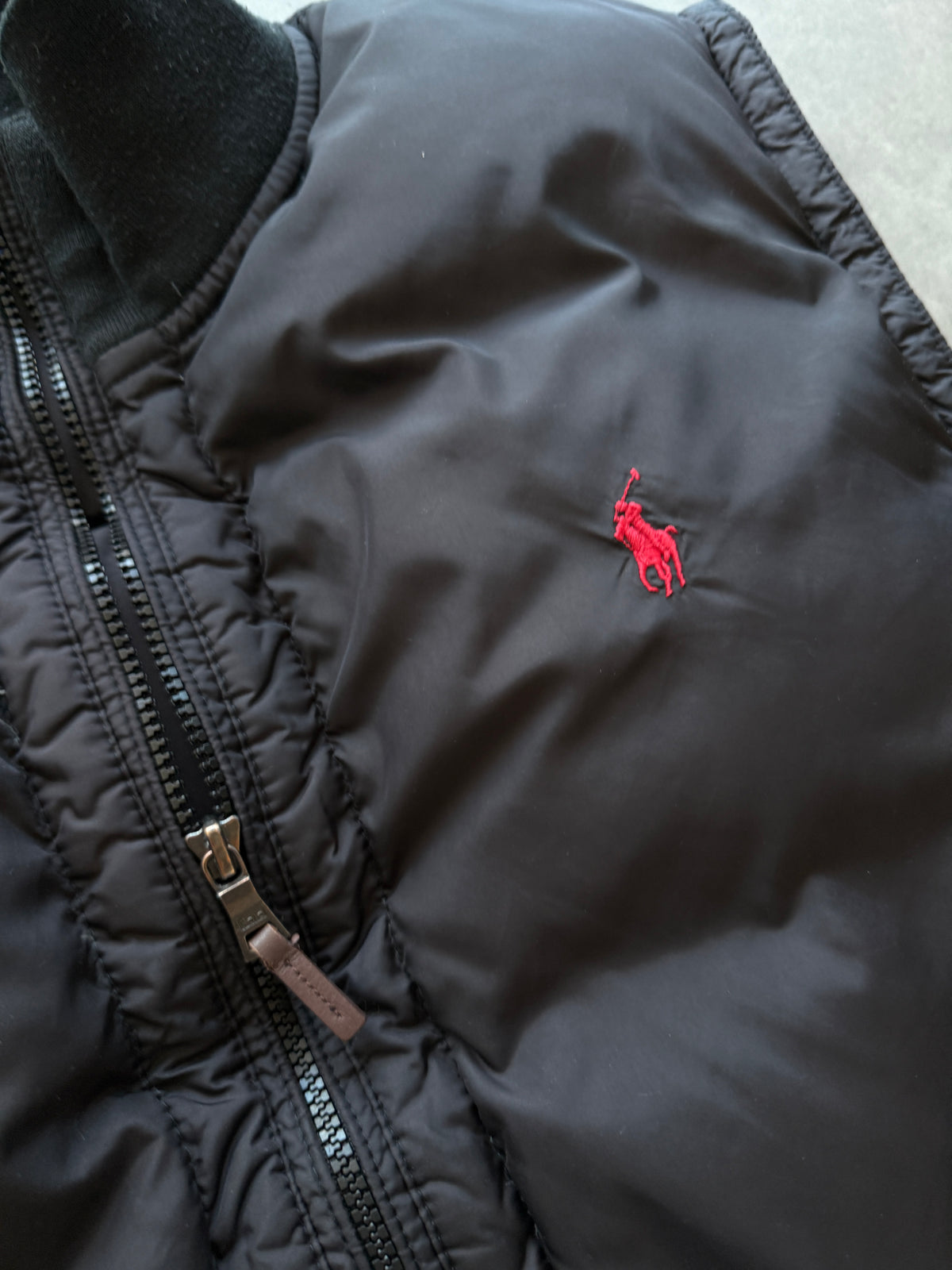 Polo by Ralph Lauren vintage muški puffer prsluk (XL)