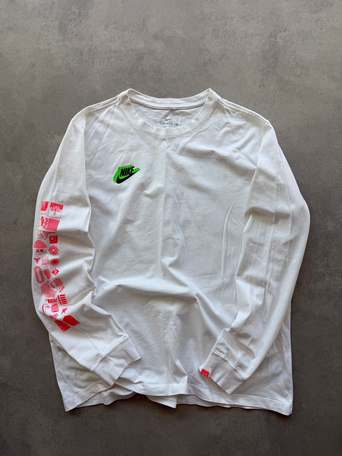 Nike muška bijela majica dugih rukava (XL)