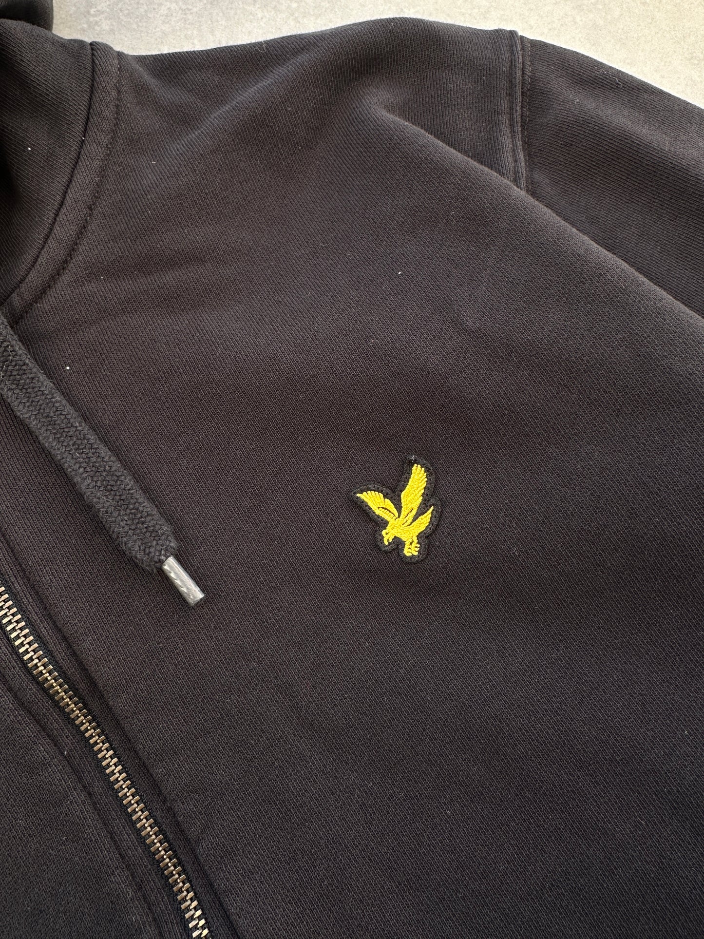 Lyle & Scott muska basic zip up crna dukserica (XL)