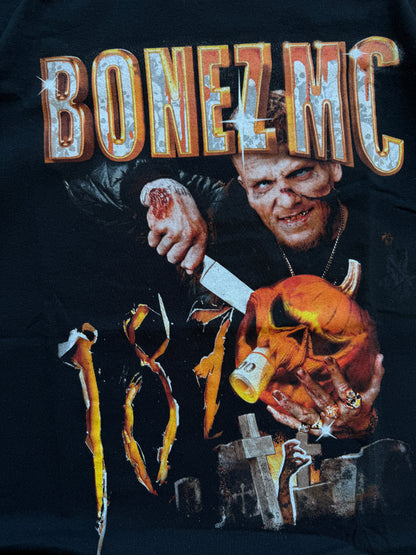 Bonez MC 187 muška crna majica (M)