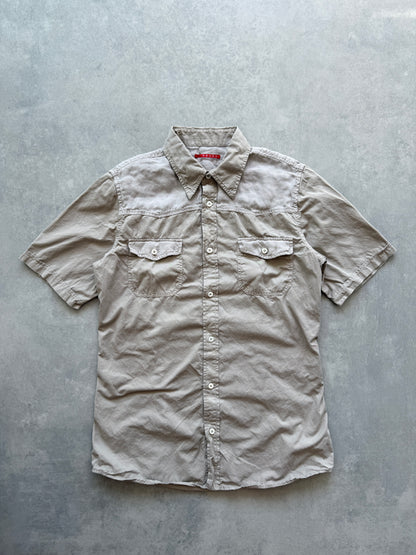 Prada 2000s muška bež košulja (M)
