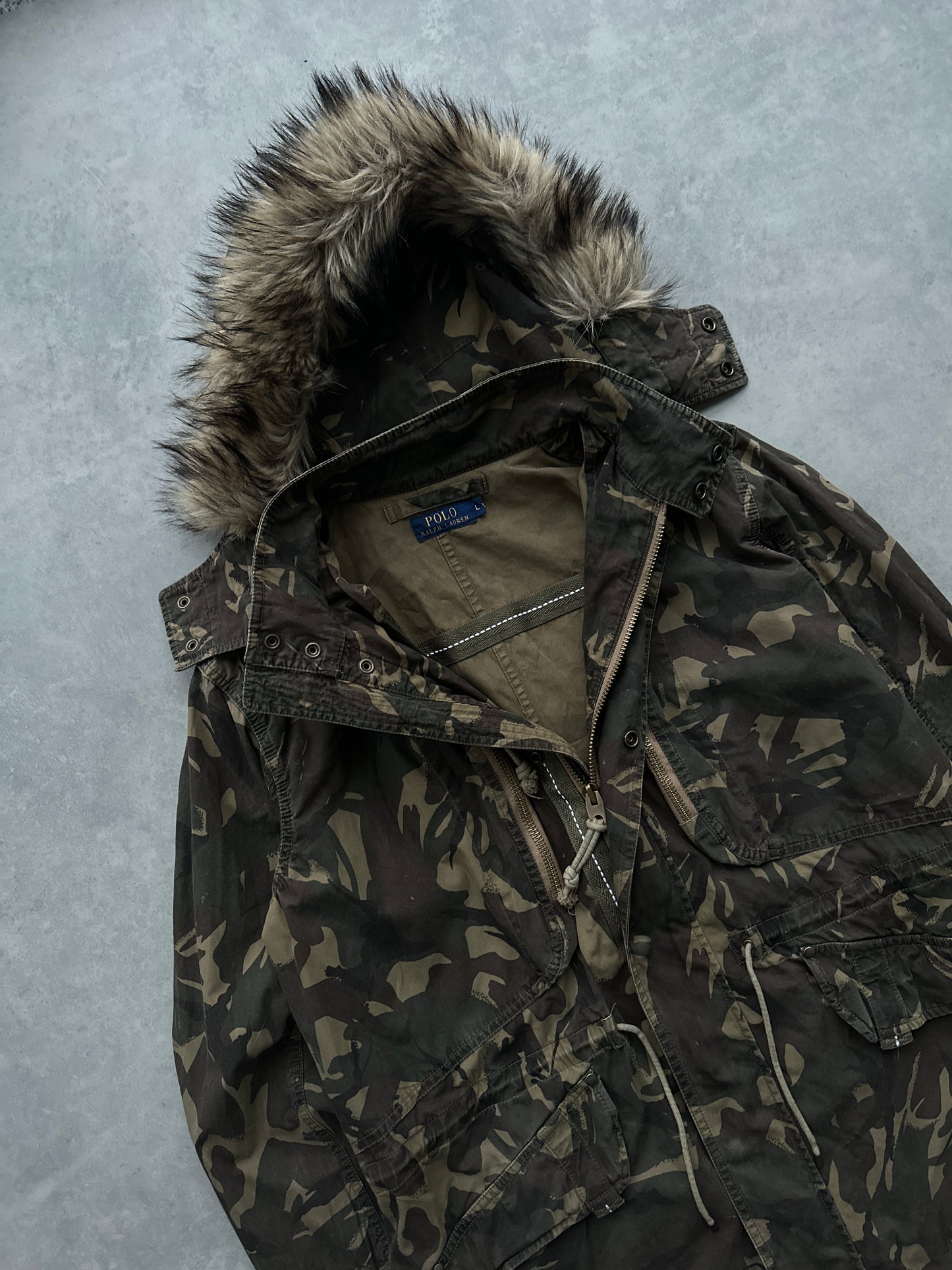 Polo by Ralph Lauren muška maskirna duga jakna (L)