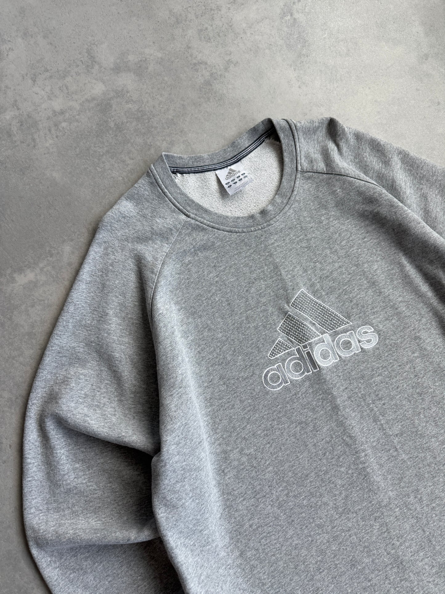Adidas 2000s muška siva dukserica (XL)
