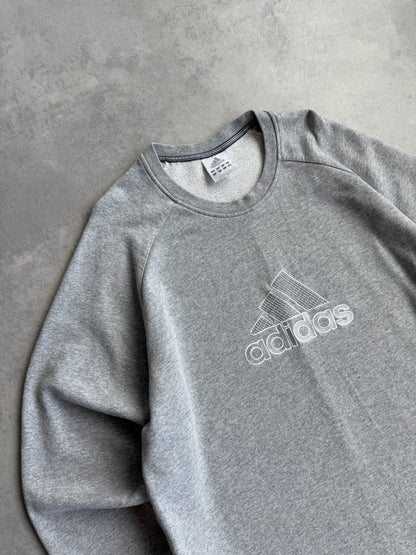 Adidas 2000s muška siva dukserica (XL)