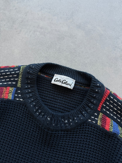 Carlo Colucci vintage muški oversized džemper (XL)