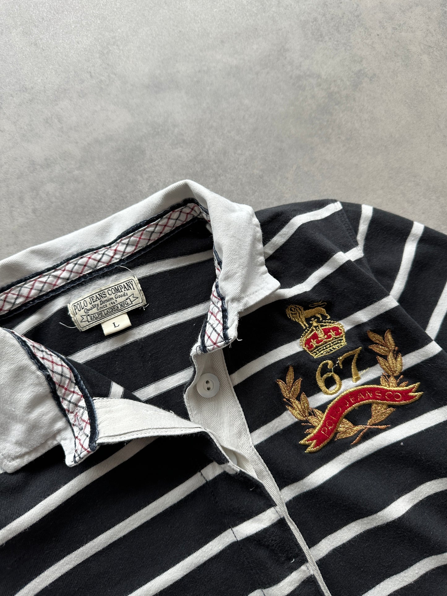 Polo Jeans Company Ralph Lauren ženska crna polo majica (L)