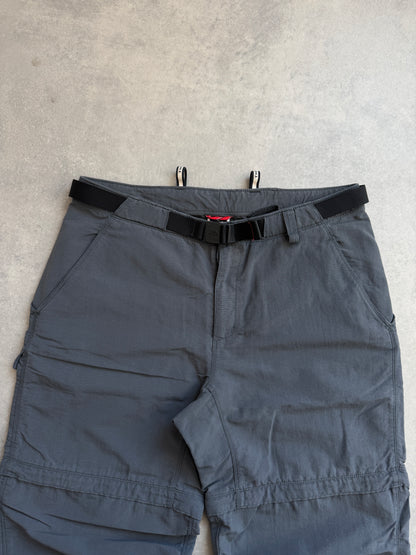 The North Face vintage ženske sive 2u1 planinarske hlace (M)
