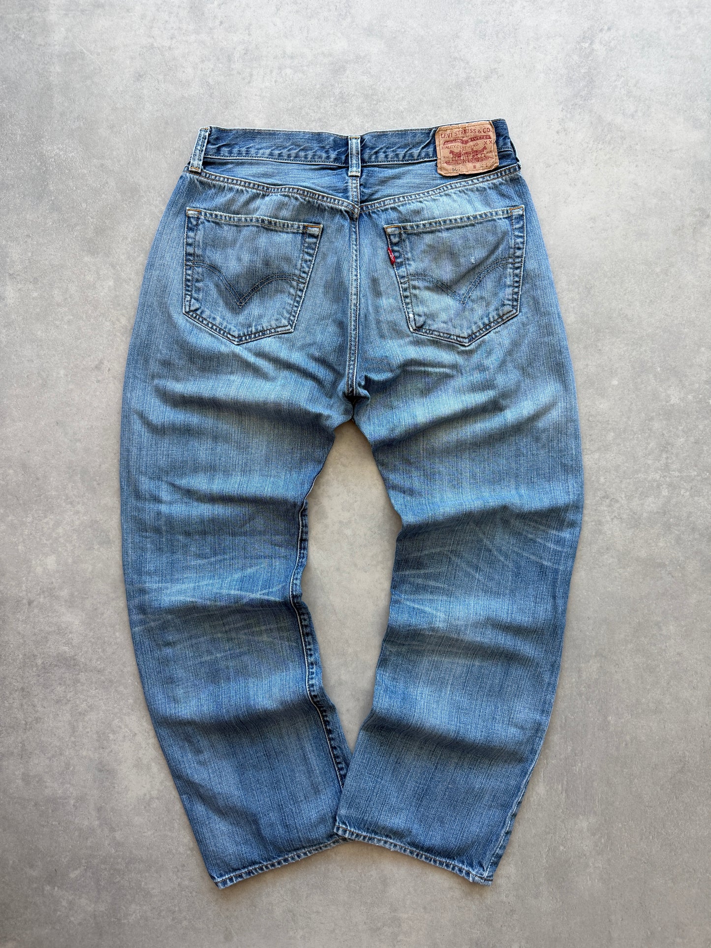 Levis 501 muške plave farmerke (34x30)