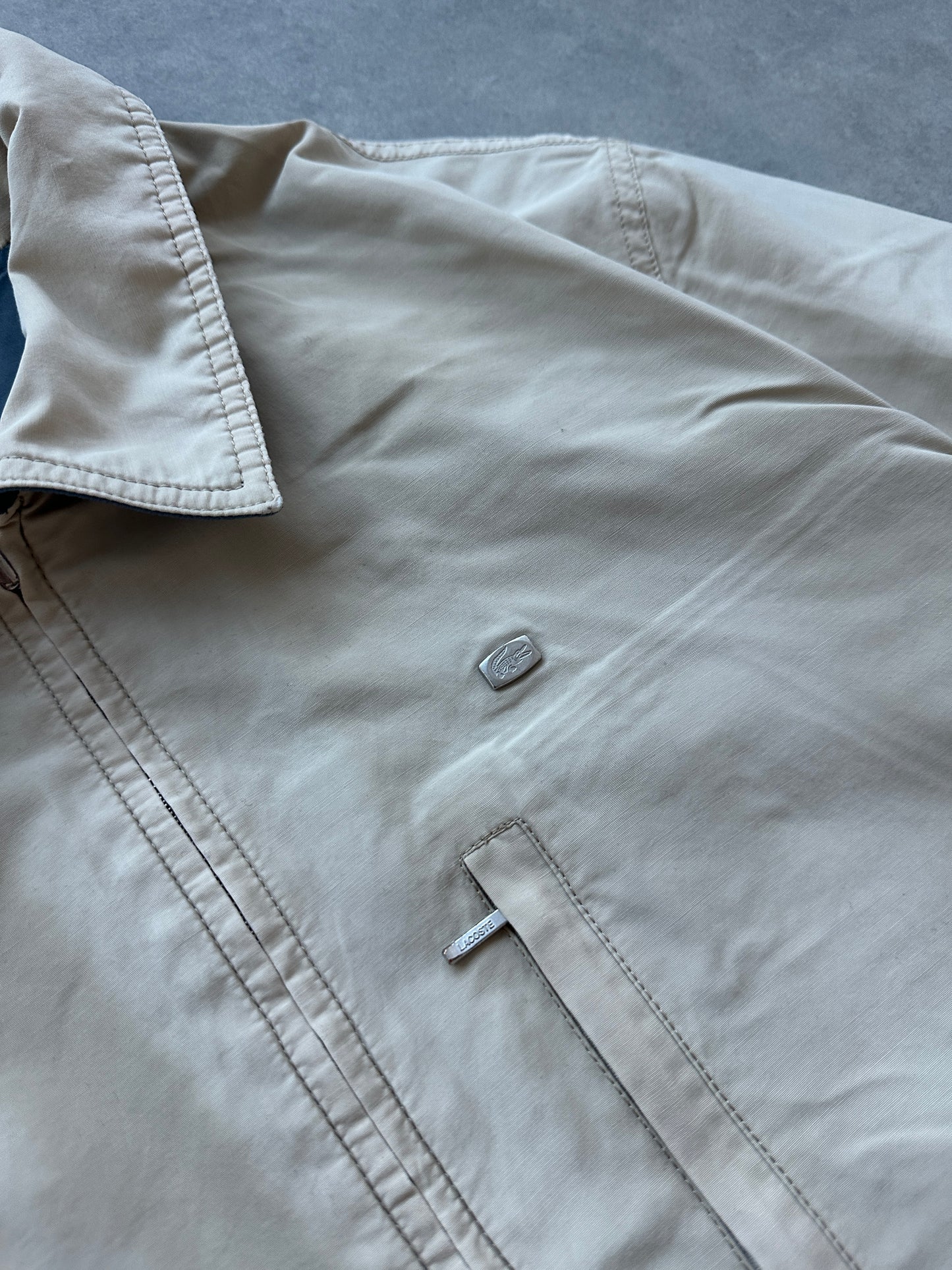 Lacoste vintage muška jakna sa lica (L)