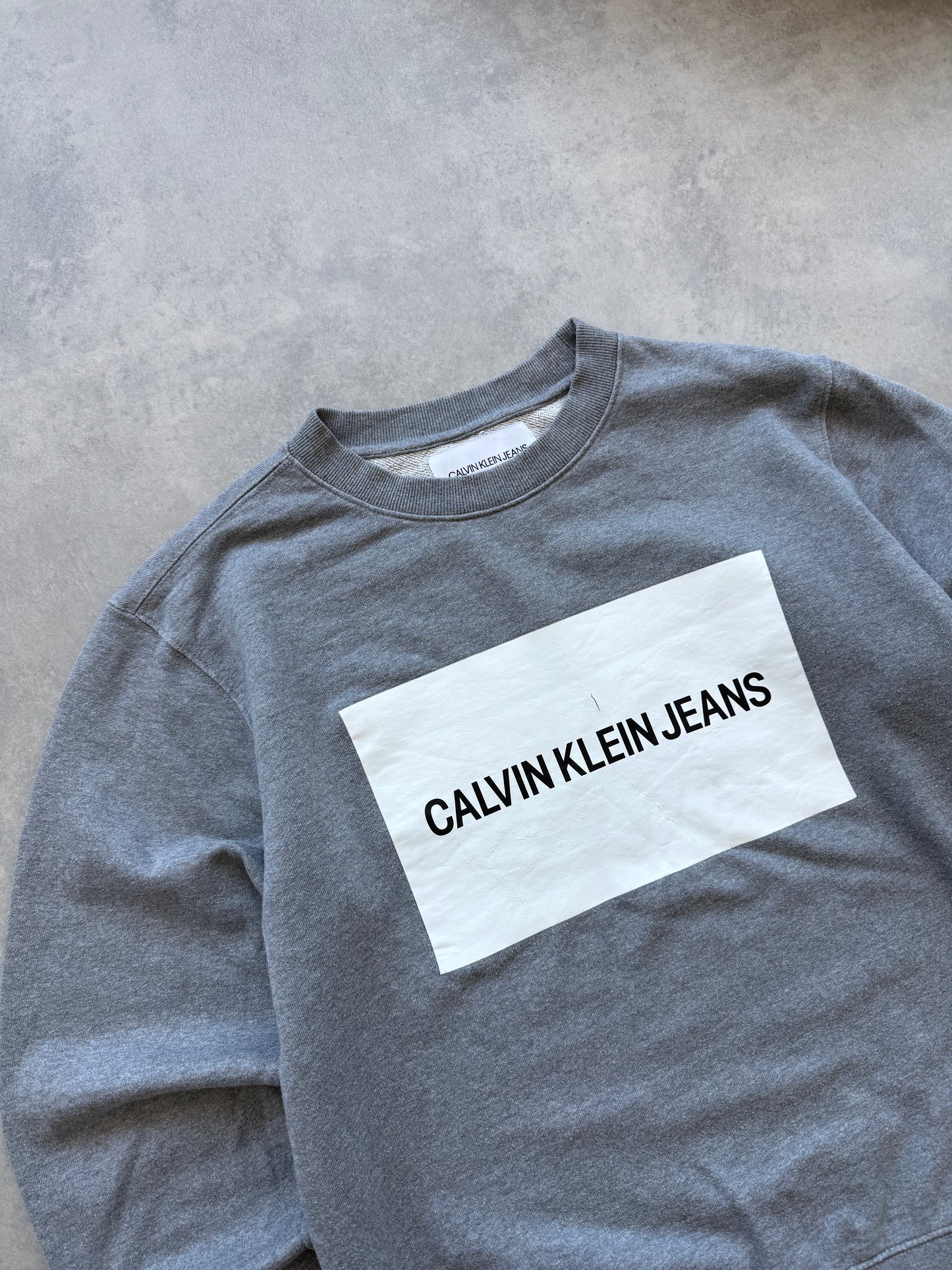 Calvin Klein Jeans muška siva dukserica (XL)