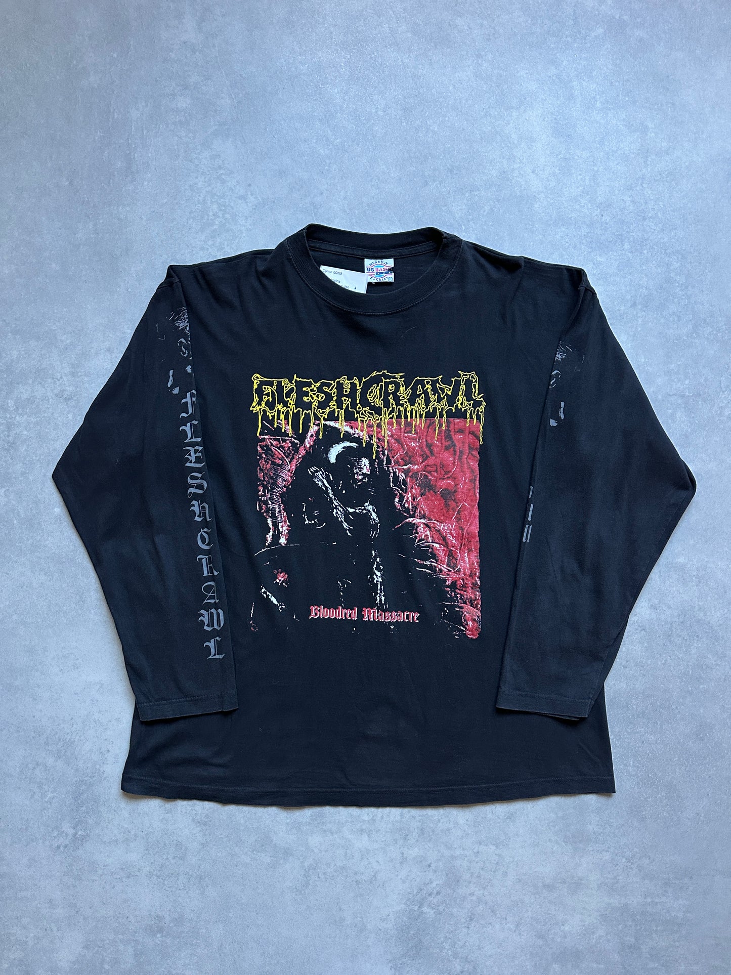 Fleshcrawl Bloodred Massacre vintage muška bend majica (XL)