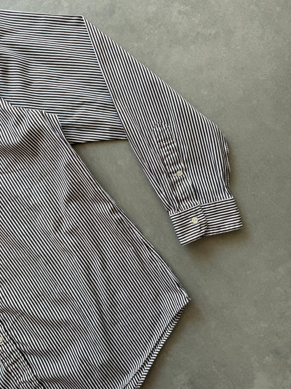 Polo by Ralph Lauren vintage muška smeđa prugasta košulja (XXL)