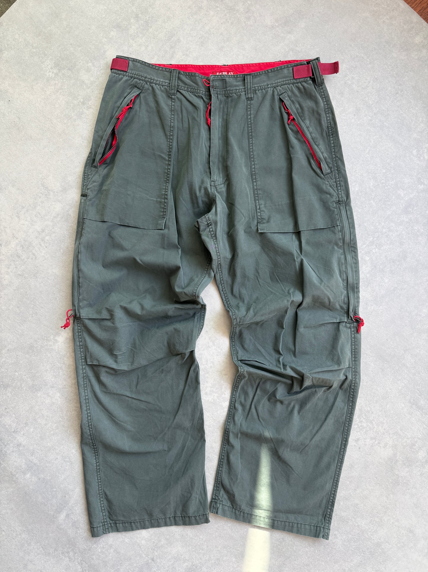 Replay 2000s muške baggy hlace (36x32)