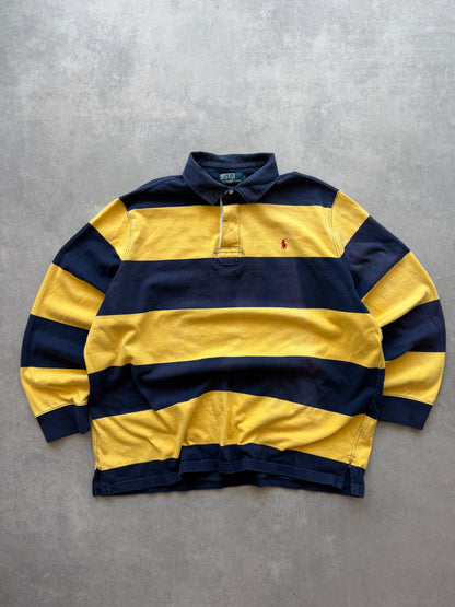 Polo by Ralph Lauren vintage muška prugasta rugby polo dukserica (XXL)