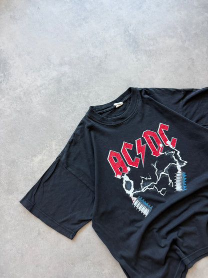 AC DC vintage 90s ženska boxy fit majica (L)