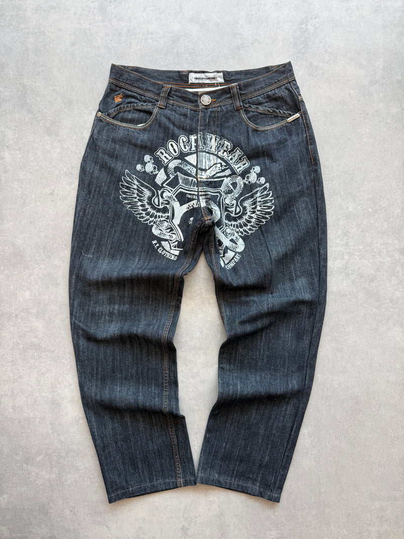 Rocawear Y2K muške loose fit farmerke (34)