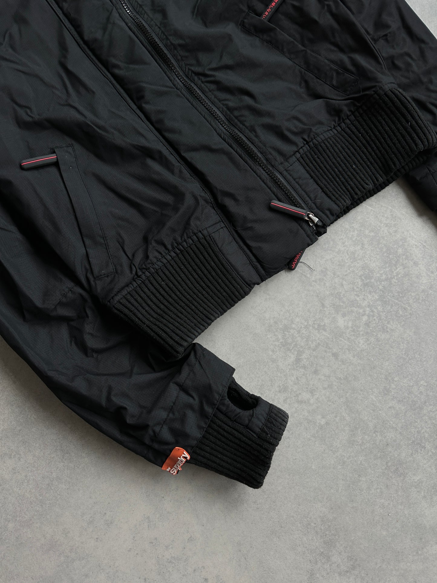 Superdry windbomber ženska crna jakna (M)