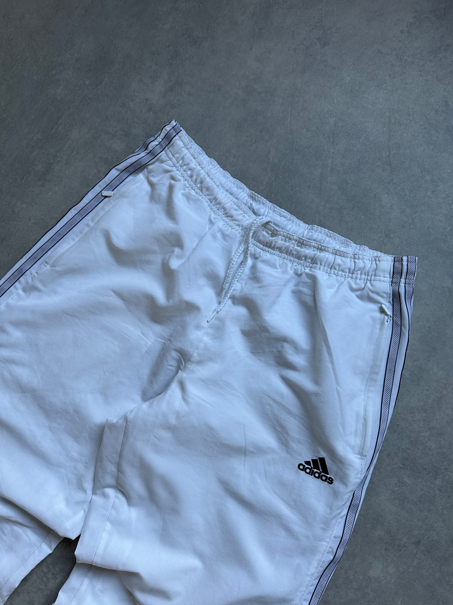 Adidas 2000s muška bijela baggy trenerka (S)