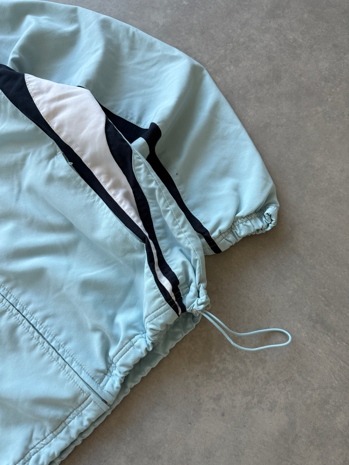 Reebok vintage ženska plava šuškava dukserica (XL)