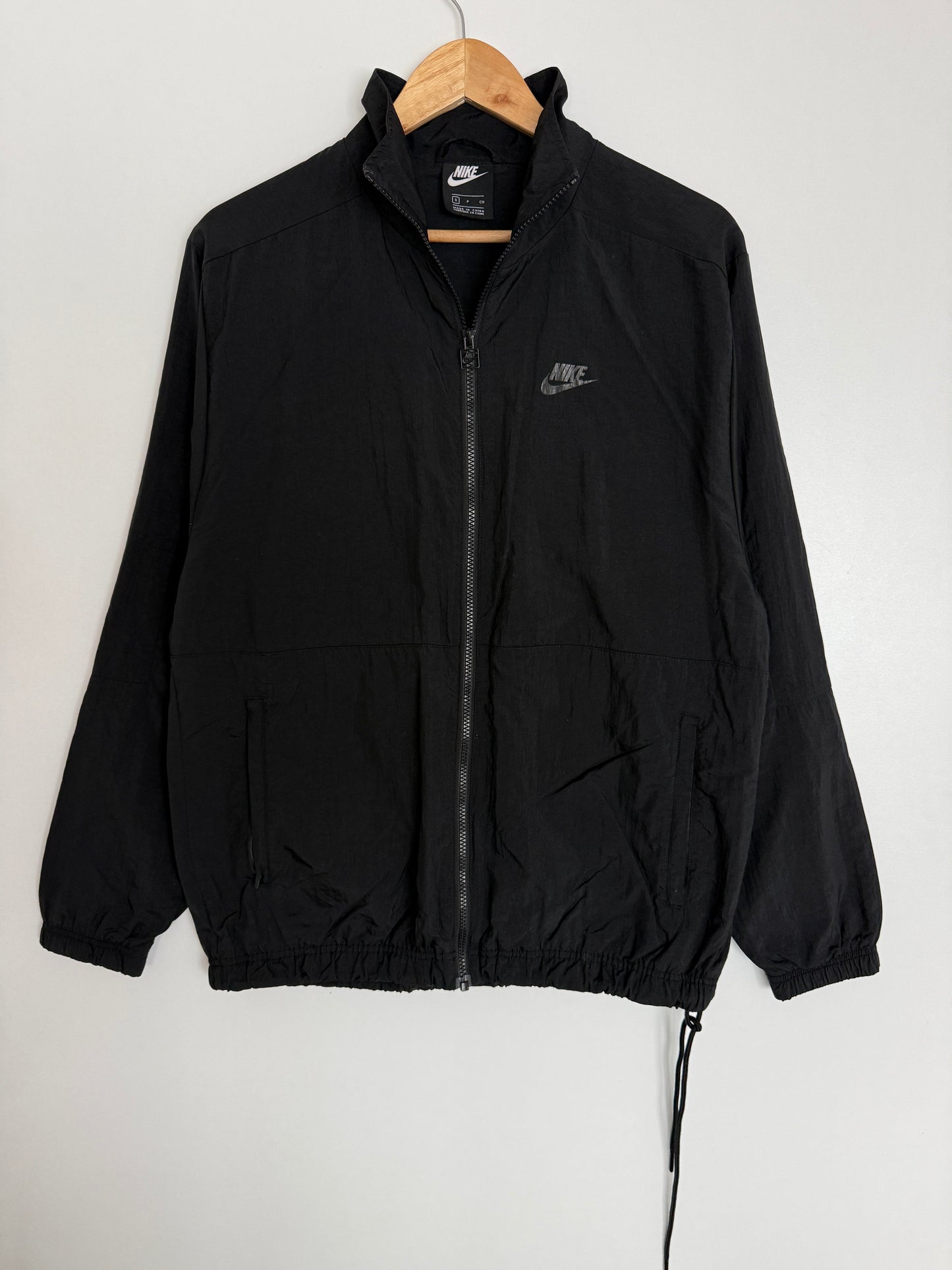 Nike muška oversized crna šuškava dukserica (S)