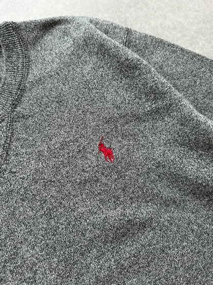 Polo by Ralph Lauren muški sivi džemper (S)