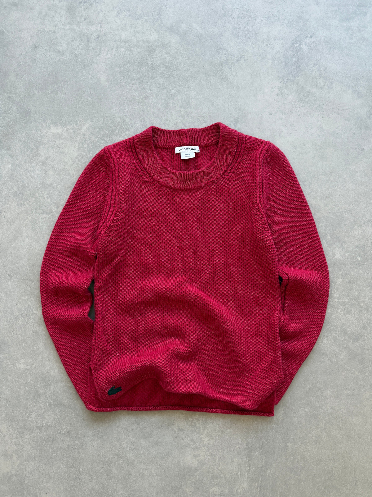 Lacoste retro ženski crveni džemper (M)