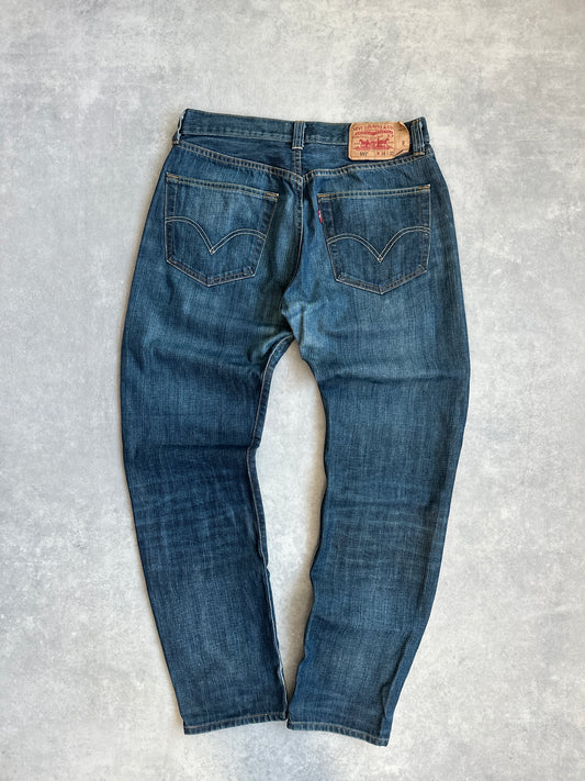 Levis 501 muške plave farmerke (34x32)
