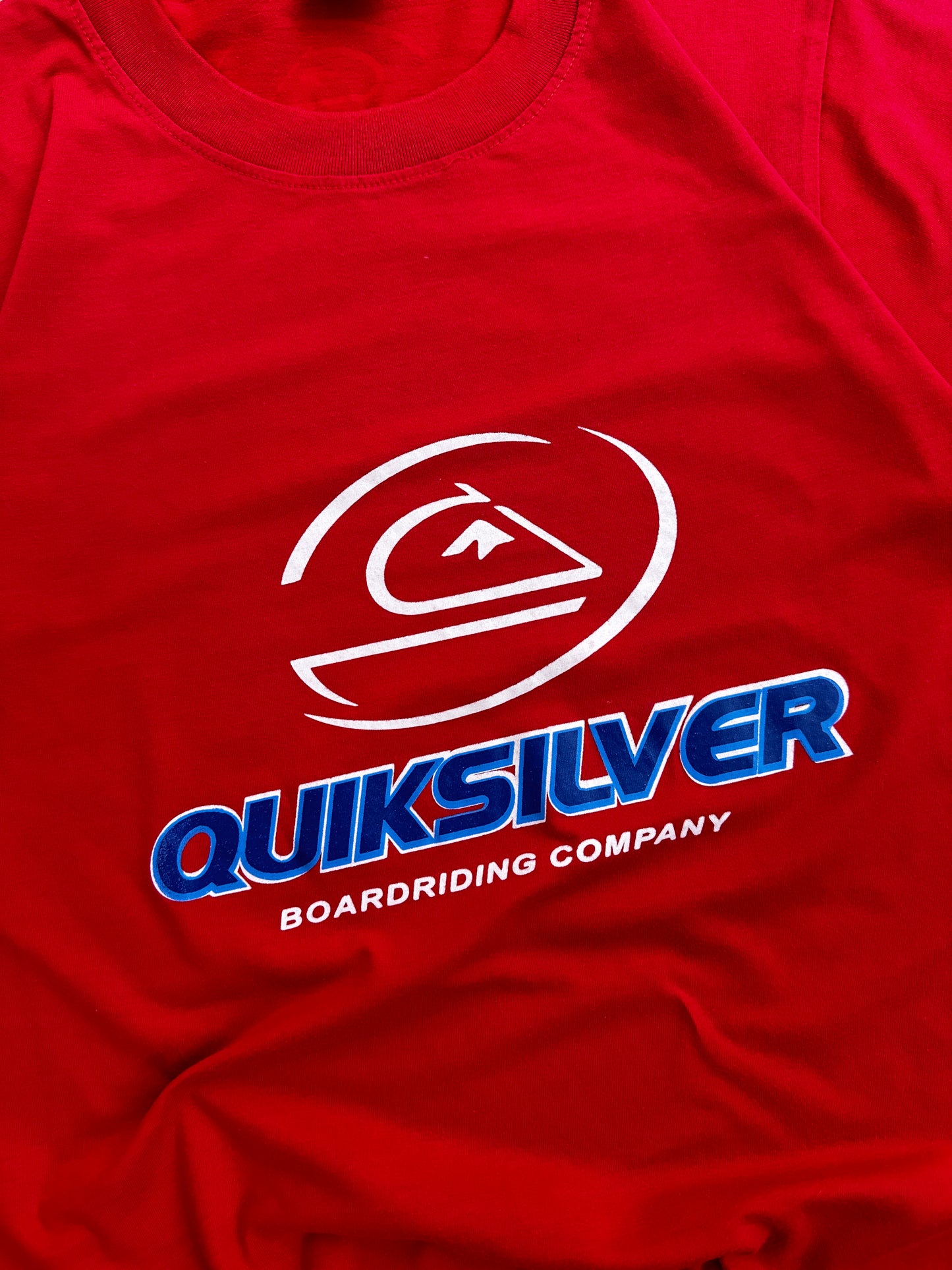 Quiksilver 2000s bootleg ženska crvena majica (M)