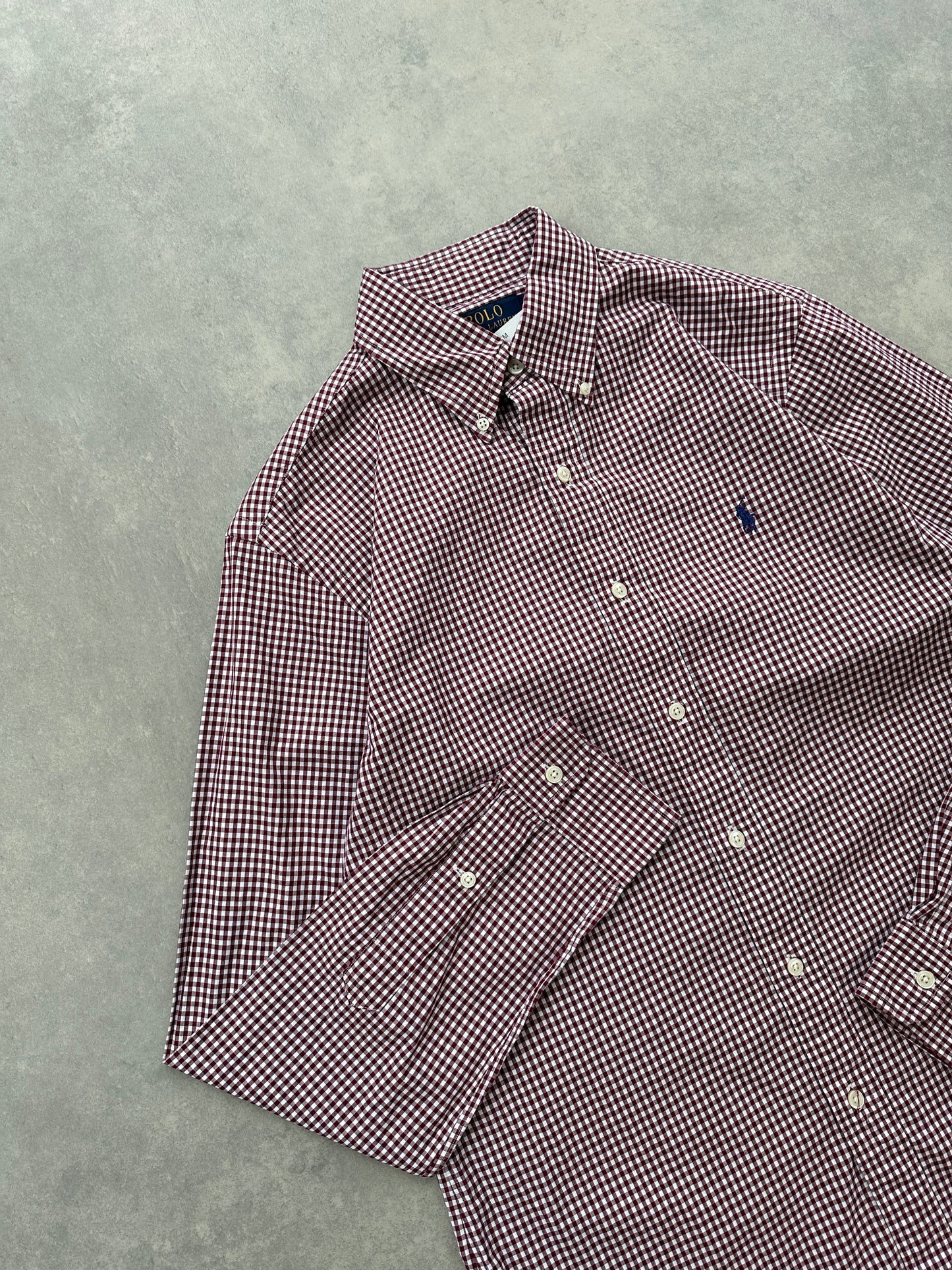 Polo by Ralph Lauren muška crvena karirana košulja (S)