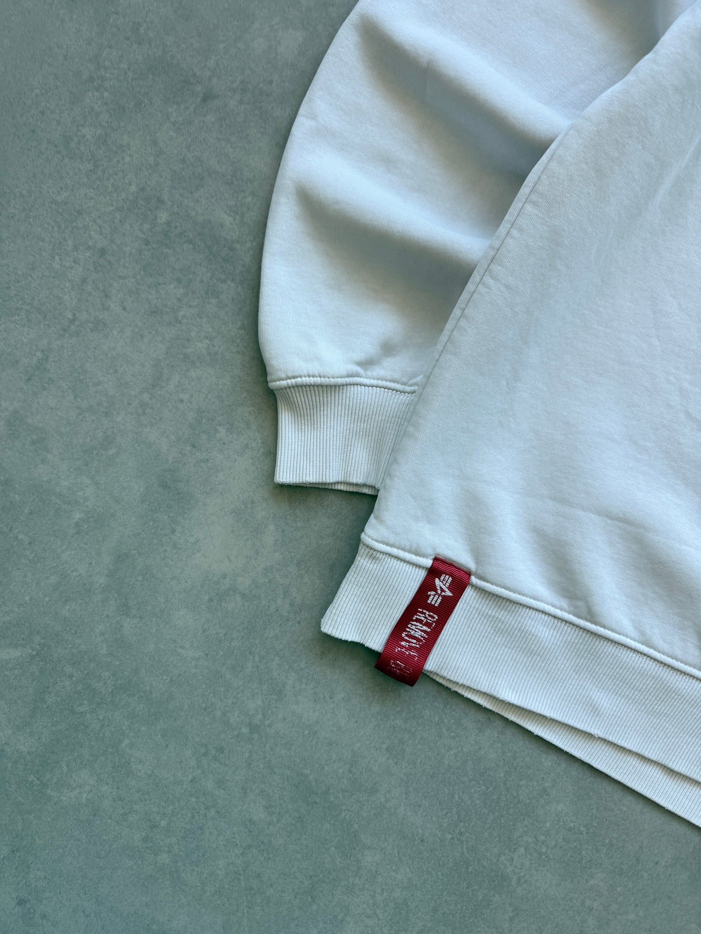 Alpha Industries muška bijela dukserica (L)