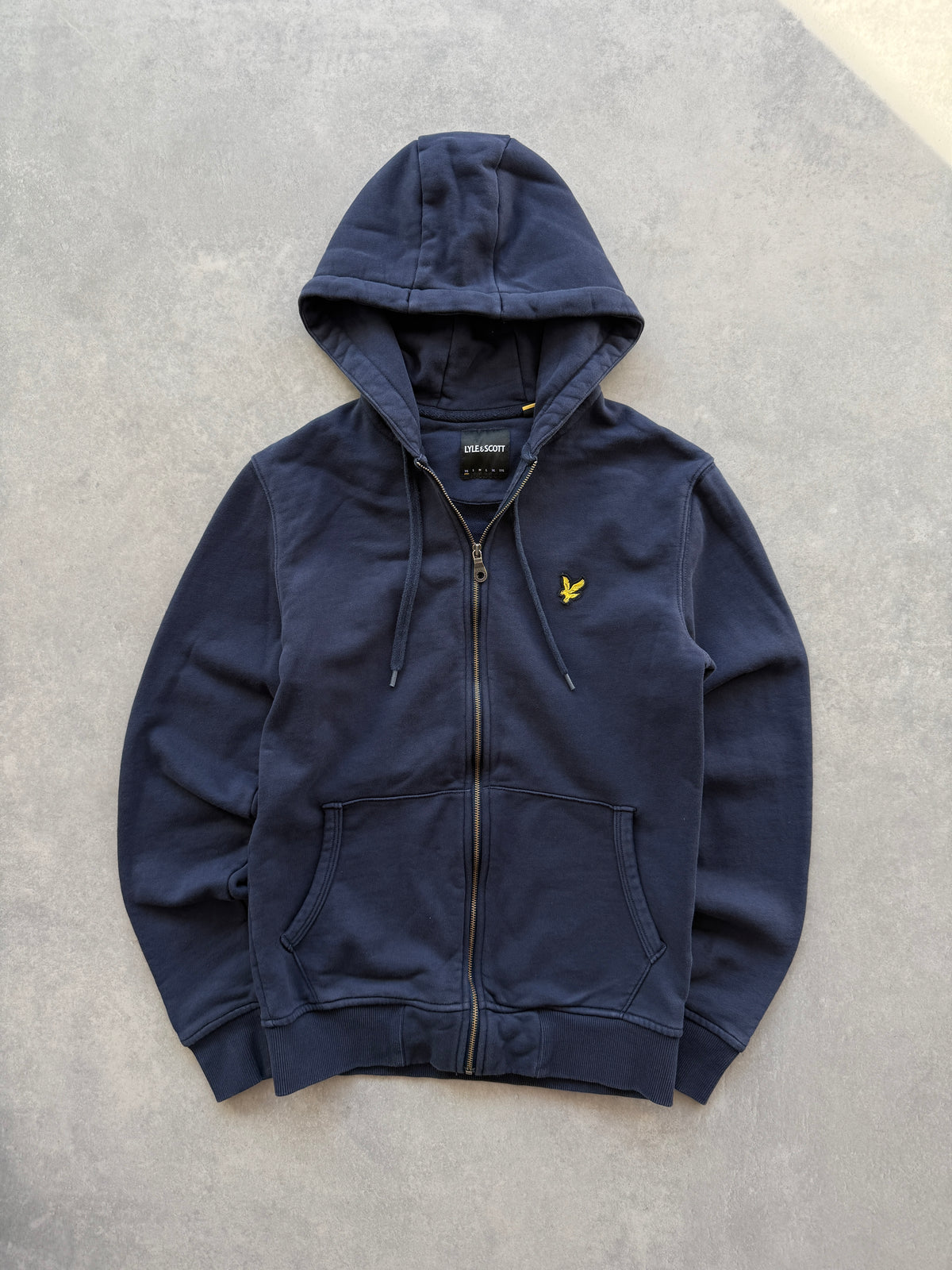 Lyle & Scott muška navy plava zip dukserica (XS)