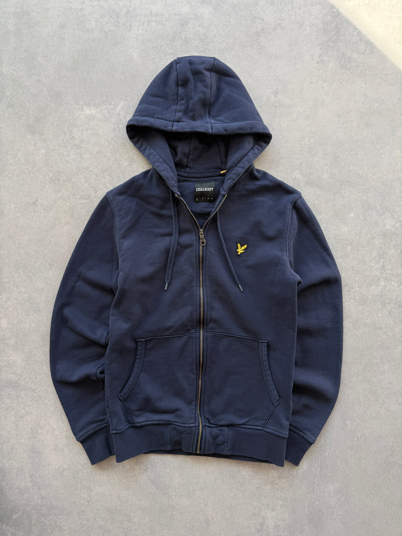 Lyle & Scott muška navy plava zip dukserica (XS)