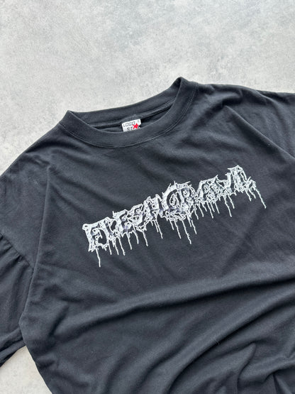 Fleshcrawl 2000s muška bend majica (XL)