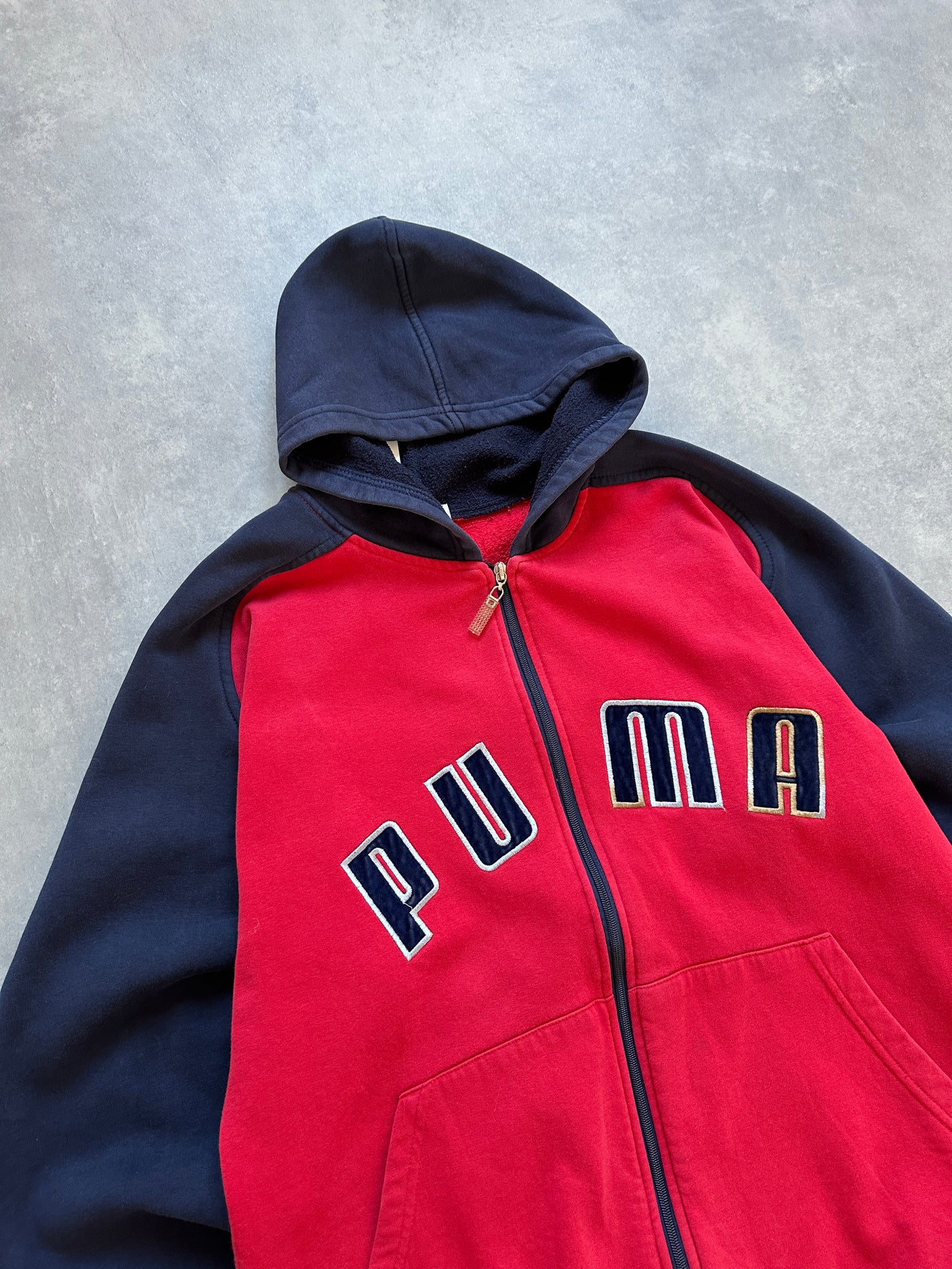 Puma 2000s bootleg muška zip up dukserica (XL)