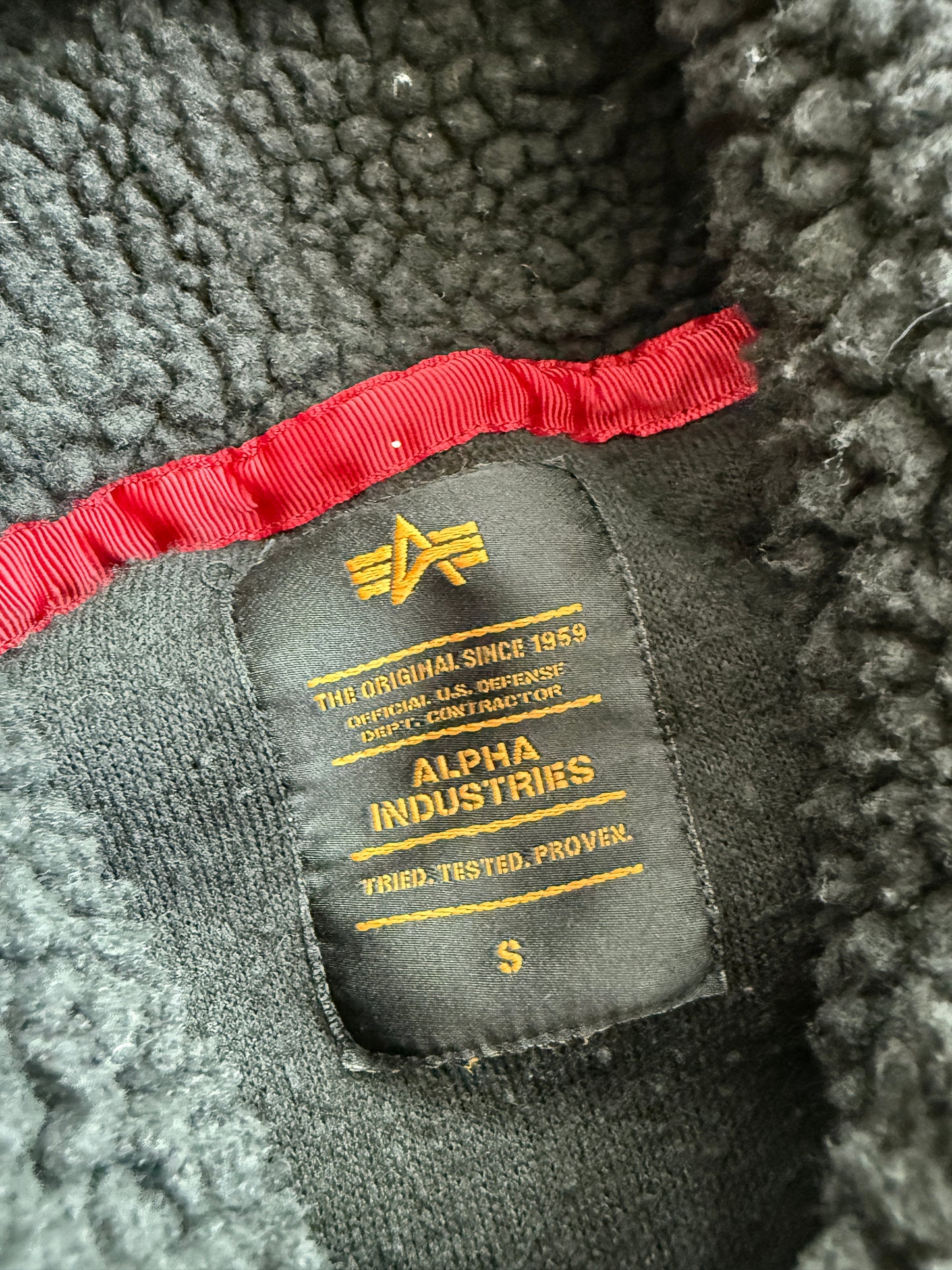 Alpha Industries ženska crna fleece dukserica (S)
