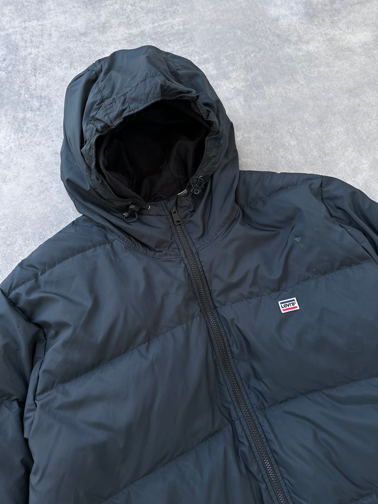 Levis muska crna puffer jakna (XXL)