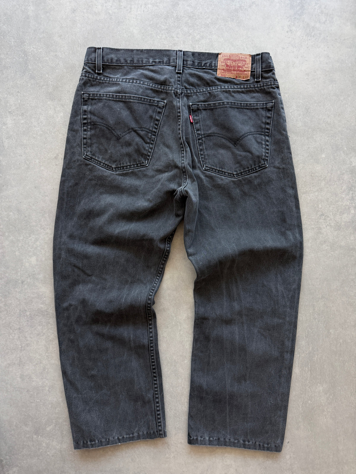 Levis 505 vintage muške sive farmerke (38x31)