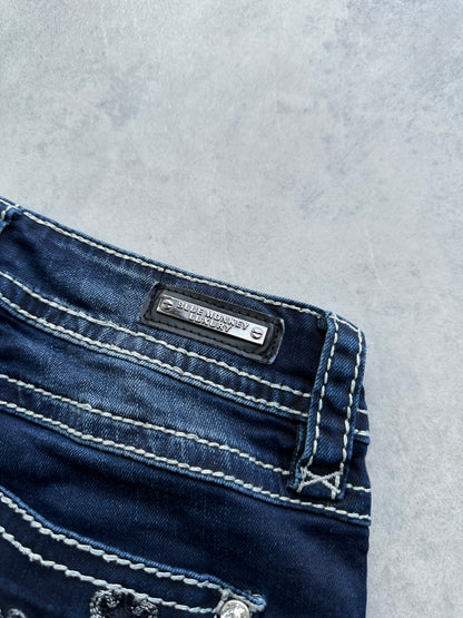 Blue Monkey Y2K ženske slim fit farmerke (29x32)