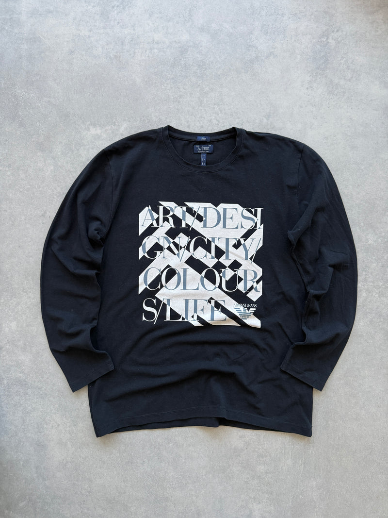 Armani Jeans 2000s muška slim fit majica (L)