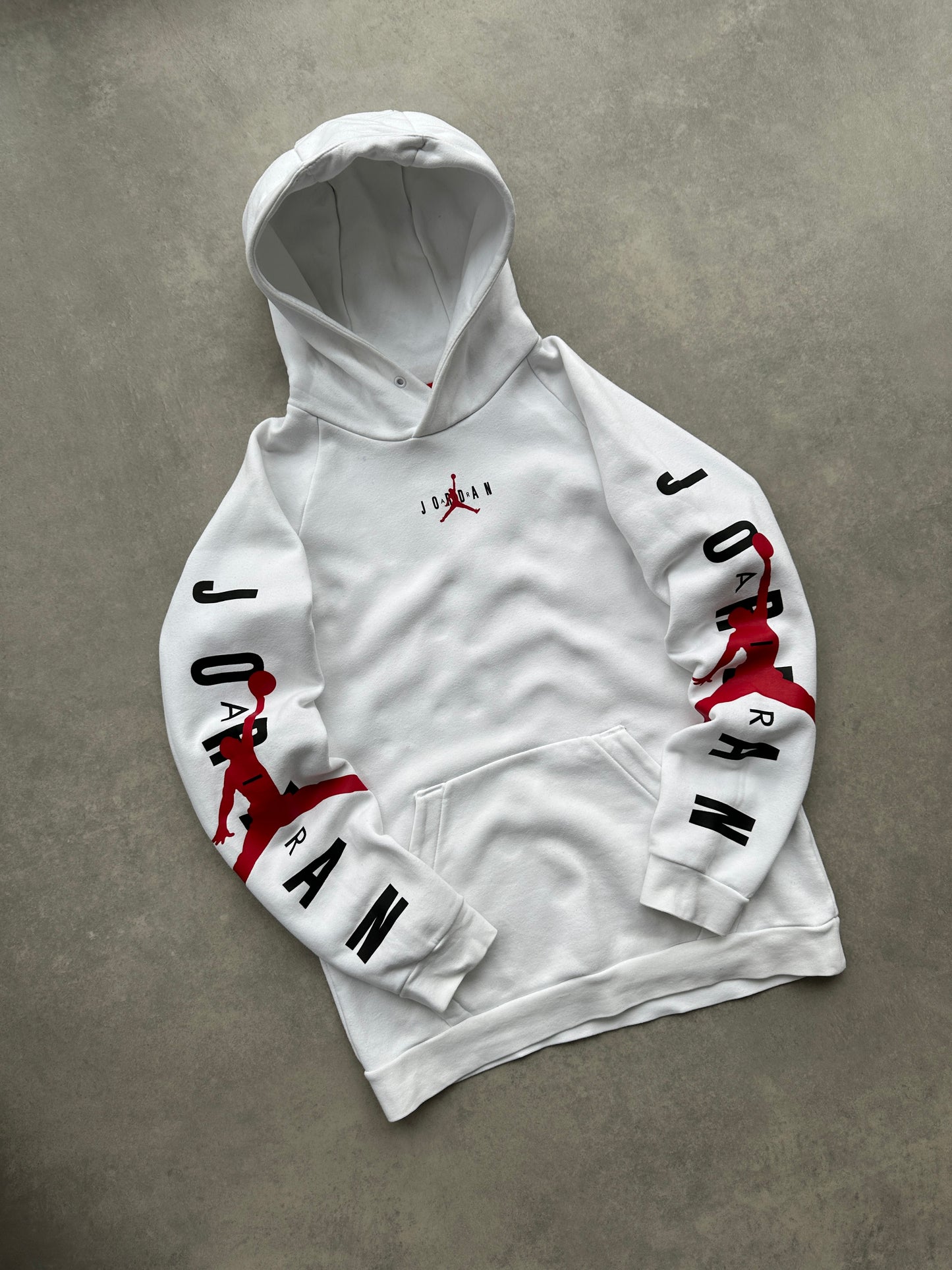 Nike Air Jordan muška bijela dukserica (S)