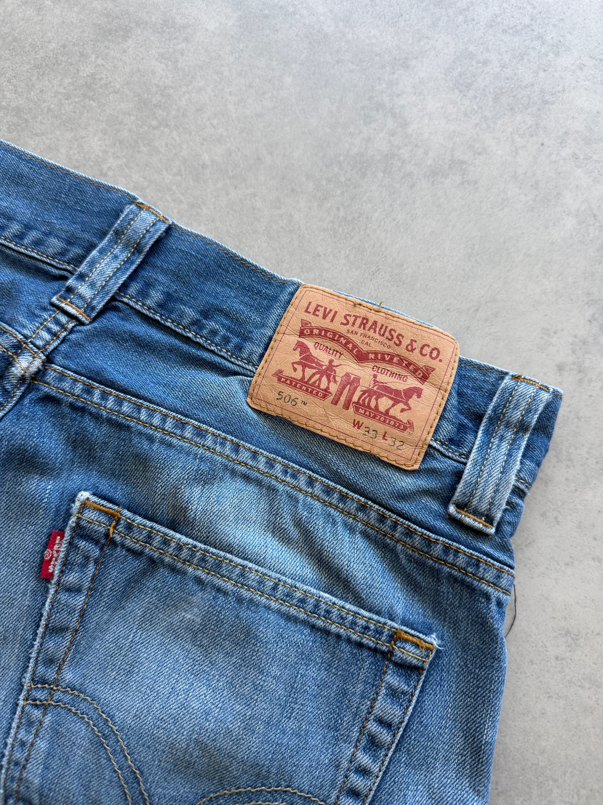 Levis 506 muške plave farmerke (33x32)