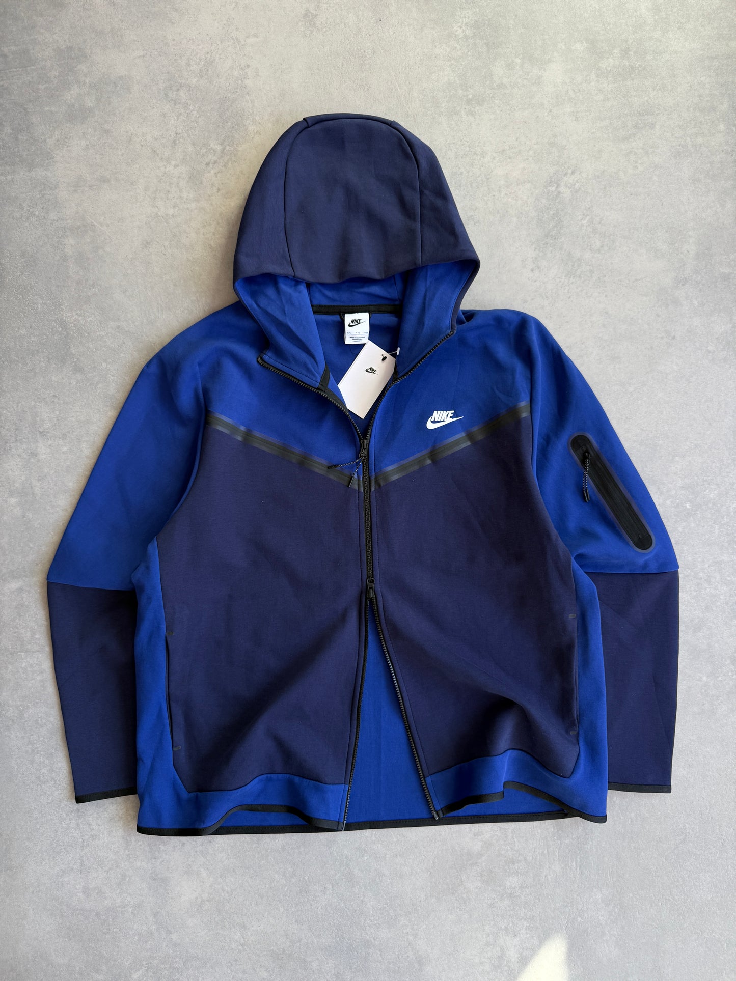 Nike Tech Fleece muška two tone plava dukserica (XXL)